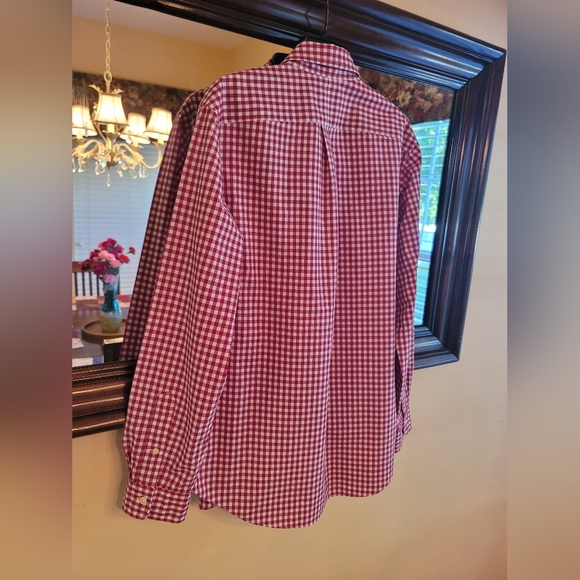 Ralph Lauren 100% Cotton Red Checked Button Down - Picture 5 of 5